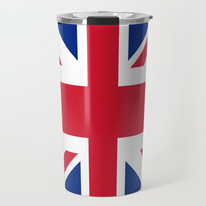 red white and blue trendy london fashion UK flag union jack Travel Mug