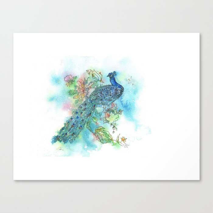 peacock Canvas Print