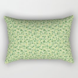 Frosty Clovers Rectangular Pillow