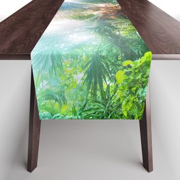 Mexican Palm Tree Vibes #1 #tropical #wall #art #society6 Table Runner