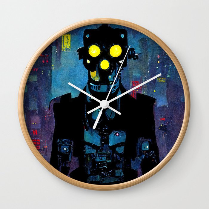 Robots among us Wall Clock