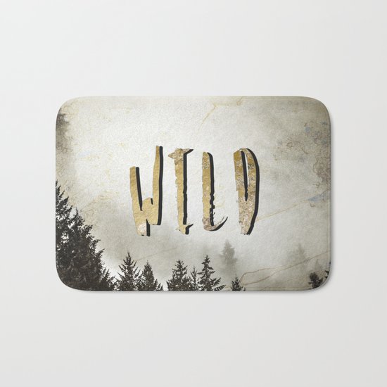 Wild Gold Forest Bath Mat