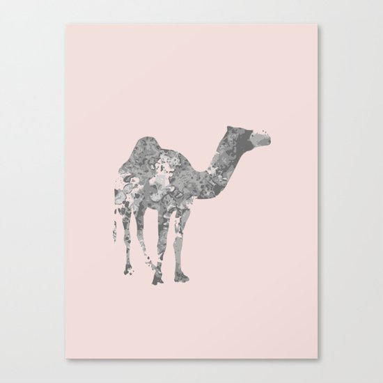 Camel wall art Canvas Print