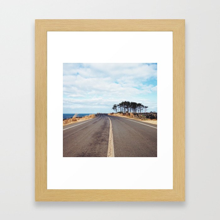 Coastal Road Framed Art Print