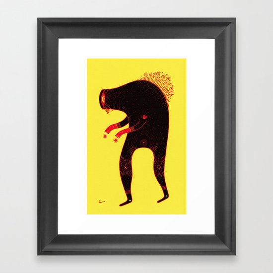 c r e e p i n Framed Art Print