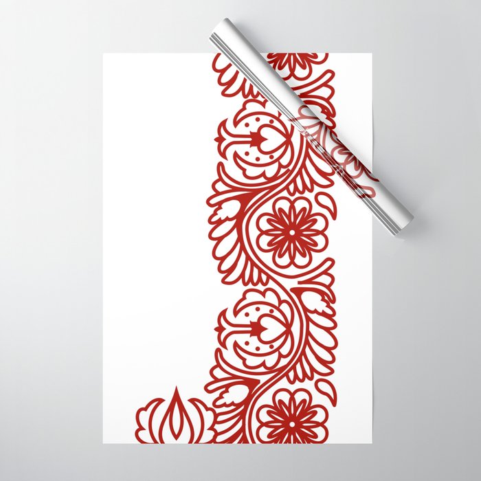 HUNGARIAN EMBROIDERY Wrapping Paper