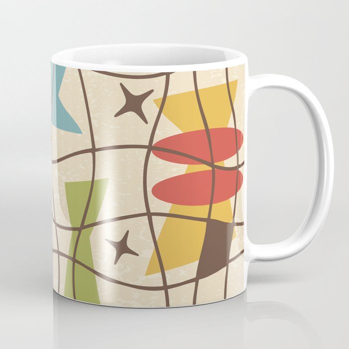 Mid Century Modern Googie Abstract Pattern 571 Coffee Mug