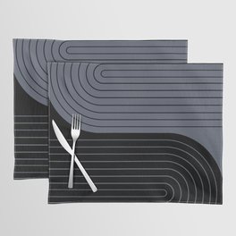 Two Tone Line Curvature LXI Placemat