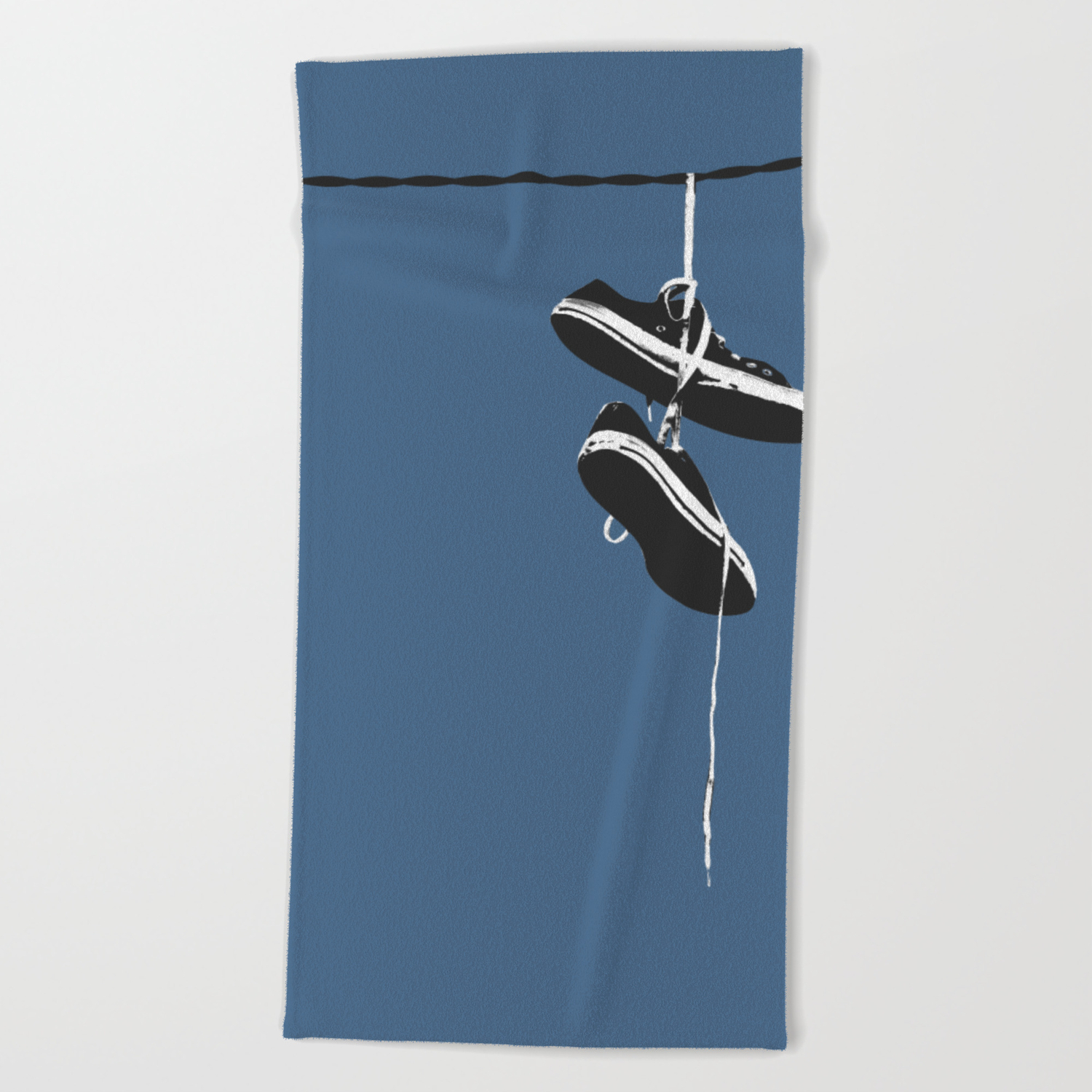None Chucks Beach Towel By Jeremyboland Society6