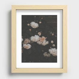 Dark and Moody Floral Recessed Framed Print