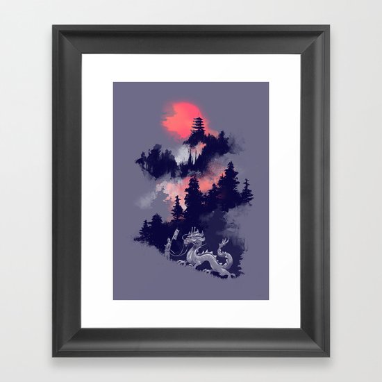 Samurai's life Framed Art Print