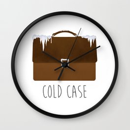 Cold Case Wall Clock