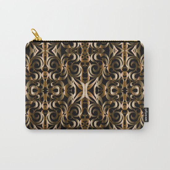 Floral Wrought Iron G14 Carry-All Pouch