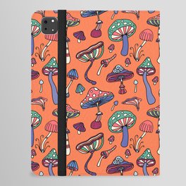 Mushrooms ORANGE iPad Folio Case