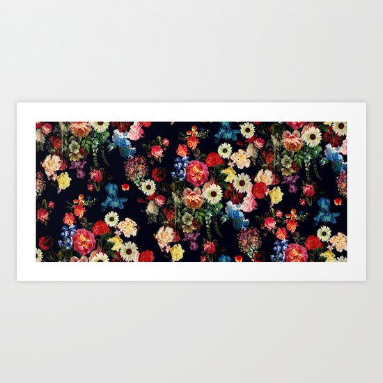 Botanic Pattern Art Print