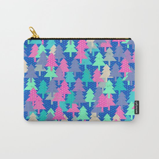 Colorful fir pattern II Carry-All Pouch