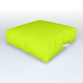 Bright green lime neon color Outdoor Floor Cushion