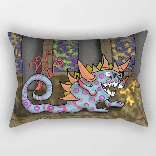 The Doodlethwumpus Rectangular Pillow