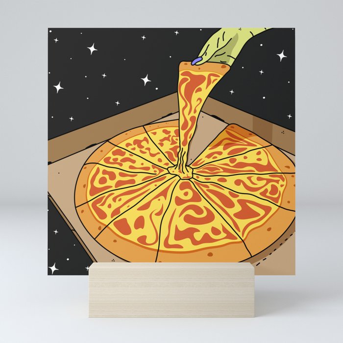 Universe Pizza Delivery Mini Art Print