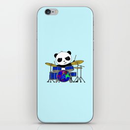A Drumming Panda iPhone Skin