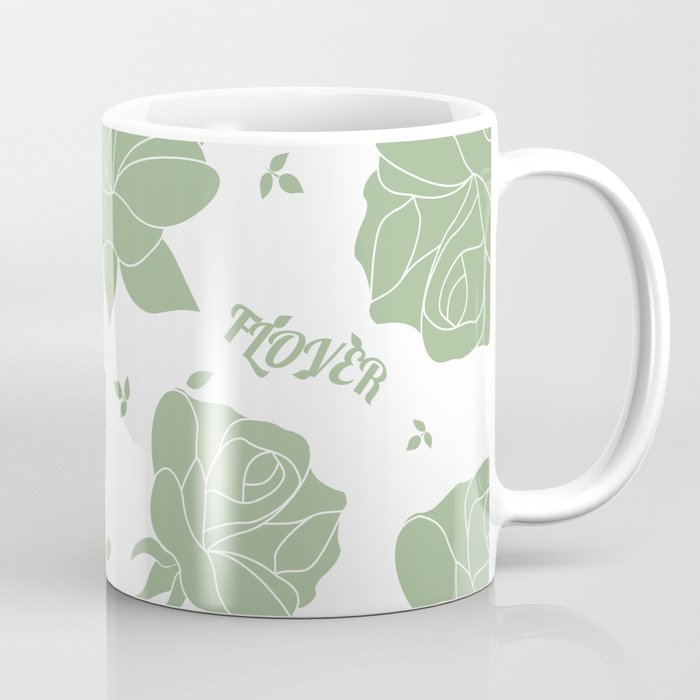 GREEN ROSES Coffee Mug