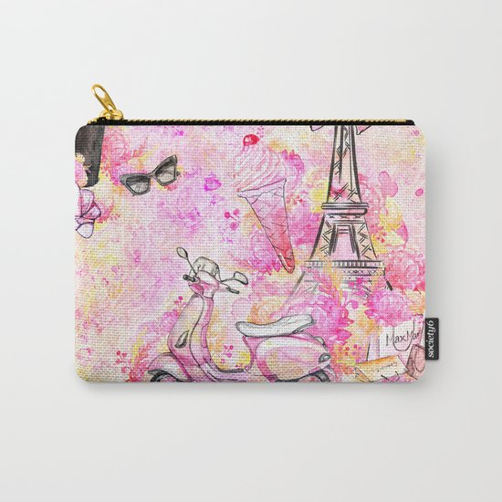 Fashion and Paris #5 Carry-All Pouch
