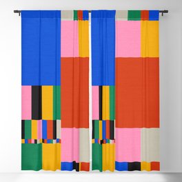 Pixels: Bauhaus Edition Blackout Curtain