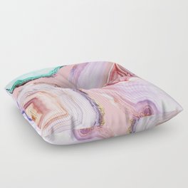 Mineral Agates #Glam collection Floor Pillow