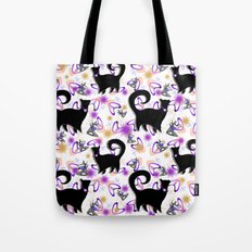 Retro Snobby Cats 3 Tote Bag