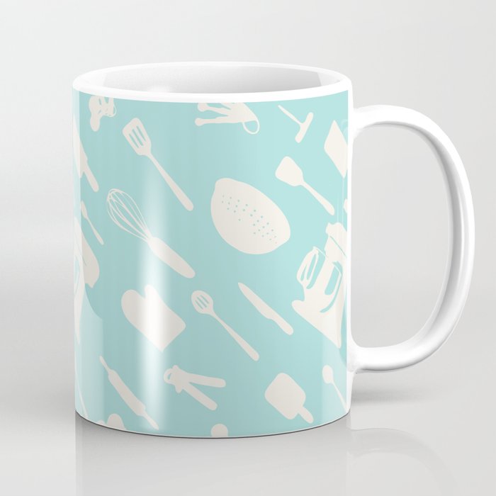 In The Kitchen — Turquoise Coffee Mug