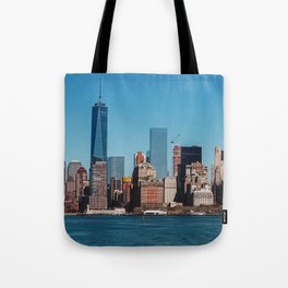 New York City Manhattan skyline Tote Bag