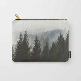 Forest Fog Mountain IV - Wanderlust Nature Photography Carry-All Pouch