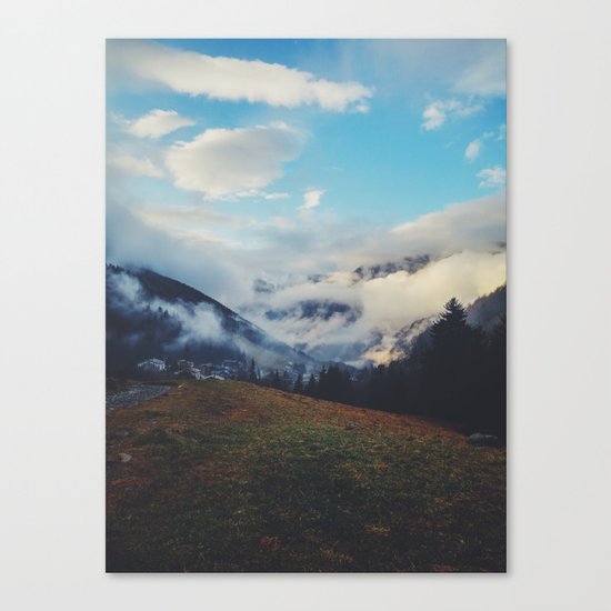 Valley in the spring Canvas Print