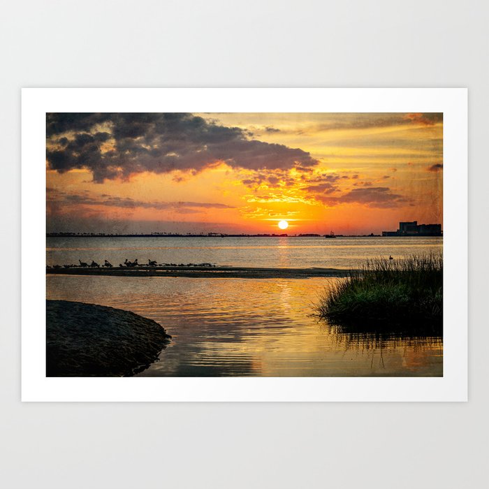 End of Day Calm Art Print