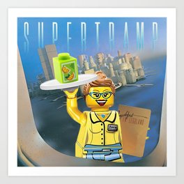 Breakfast in Legoland Art Print
