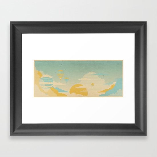 In The Clouds Framed Art Print