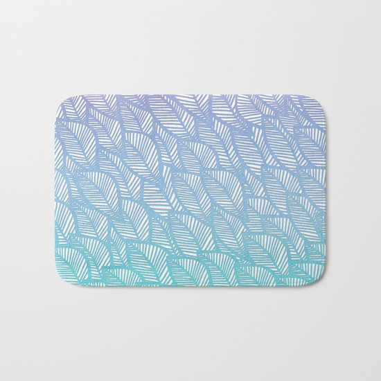Leaves in Winter Bath Mat