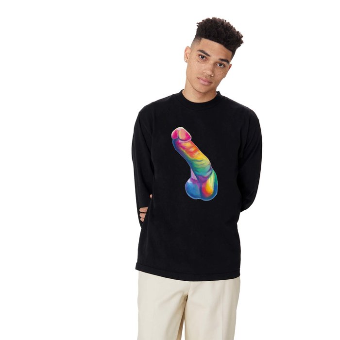 Black Rainbow Print Bra T-shirt – Glamify Famous For Loungewear
