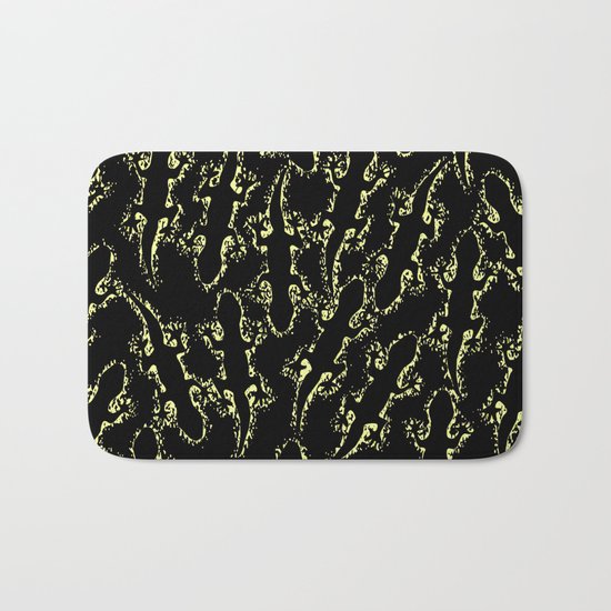 Lizard glitter Bath Mat