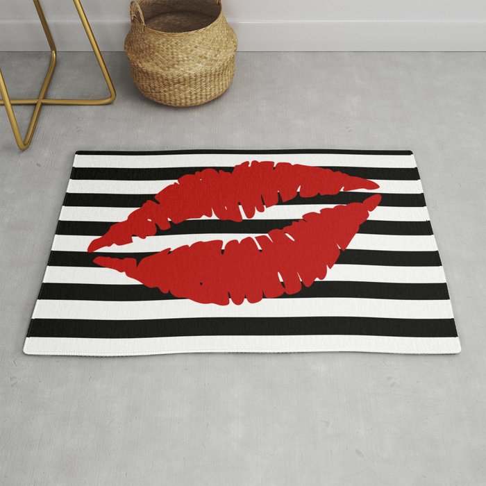 Red Lips 2 Rug