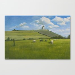 Mill on yonder hill of Holland Canvas Print