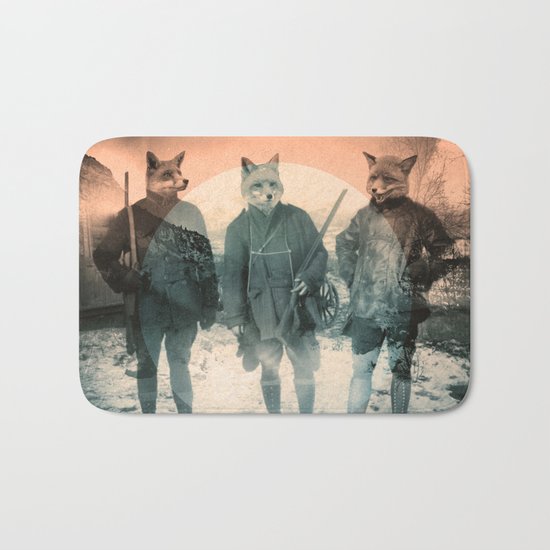 Fox Hunt Bath Mat