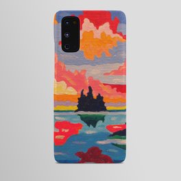 Northern Sunset Surreal Android Case