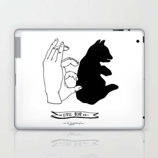 Hand-shadows Laptop & iPad Skin