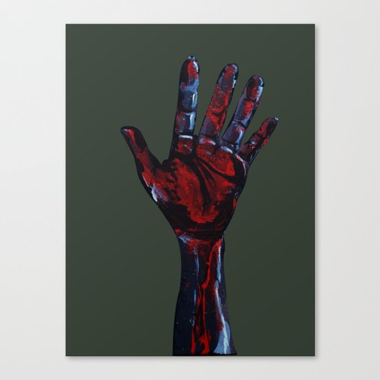 Hand of Death Canvas Print