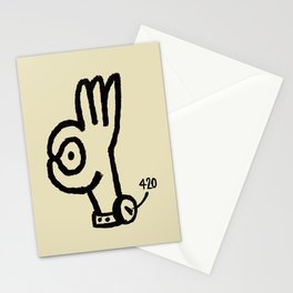 420 o'clock Stationery Cards