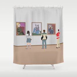 Ferris Bueller at Art Institute Shower Curtain