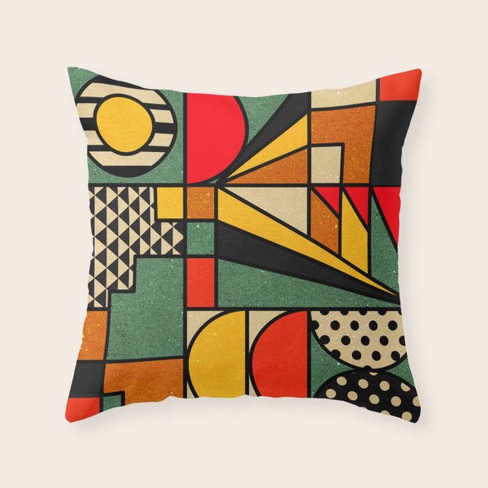 modern colorful throw pillows
