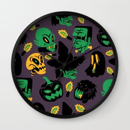 Monsters Wall Clock