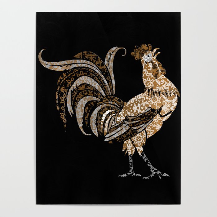 Le Coq Gaulois The Gallic Rooster Poster